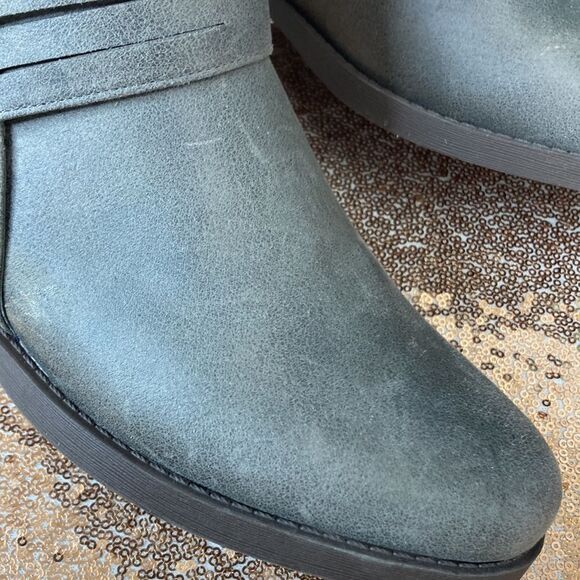 Journee Collection Meg Wide Calf Grey Tall Boots 8.5M-WC - Picture 7 of 13